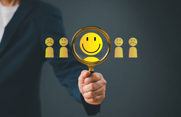 istock Businessman or HR search select man icon group. HRM, Human resources management concept. Business client job recruit. CRM, Customer Relation Management. Magnify glass focus target audience marketing 1999045024
