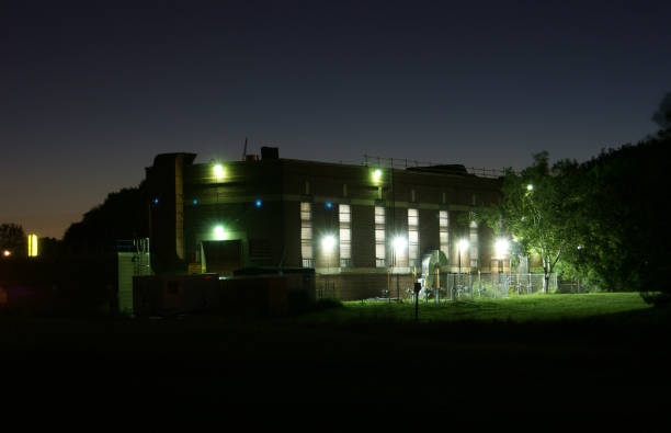 istock Sewage Treatment Plant And Playground 1999084084