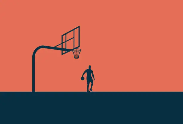 Vector illustration of Basketball