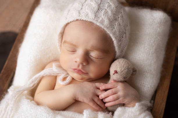 istock Newborn baby boy sleeping 1999187871