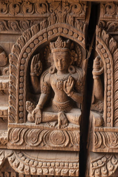 istock The statue of god carved 1999203336