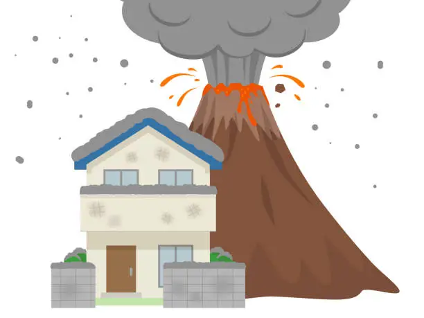 Vector illustration of Housing_Eruption