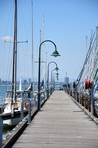 Pier in Williamstown Victoria Australia
