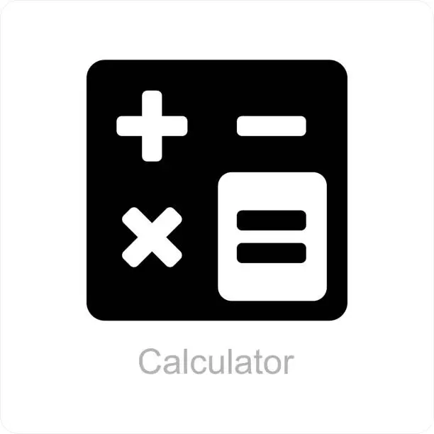 Vector illustration of Calculator