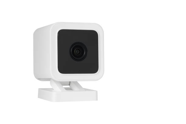 Web camera, attached to the monitor. Equipment for video.