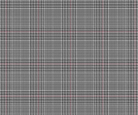 Plaid pattern, black and white that stands out and is elegant. Seamless background for textiles, clothing designs, skirts, pants. Vector illustration.