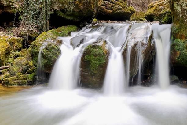 istock The Schiesser waterfall in the Eifel nature reserve 1999609320