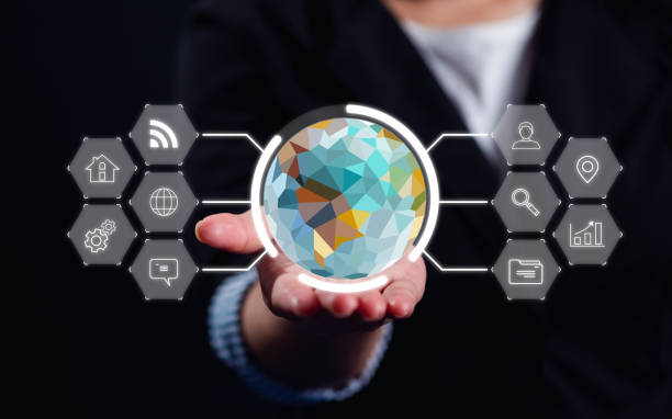 istock Businesswoman holding global network connection on social networking and customer data analytics, Business strategy and smart intelligence, digital marketing, Technology and global business. 1999717971