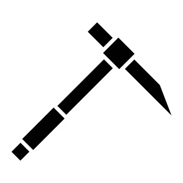 Vector illustration of Pickaxe Icon