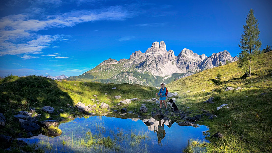 Photographing Livigno and its valley from above (4 shots stitched)