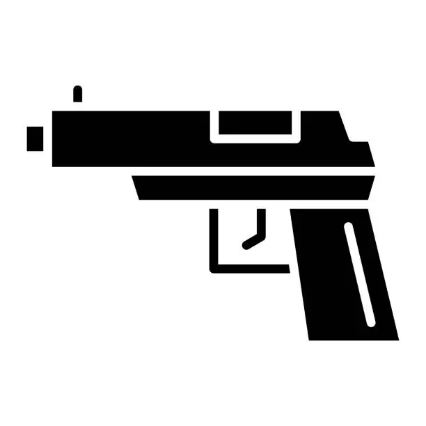 Vector illustration of Gun Icon