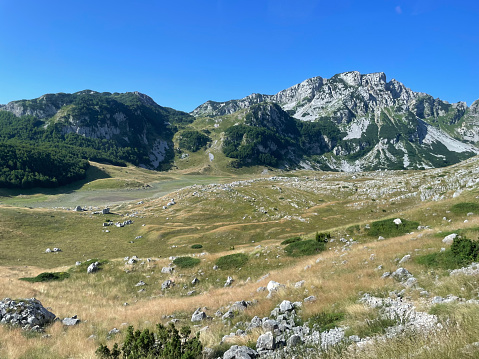 Stunning landscape of mountains, Durmitor National Park, Montenegro
