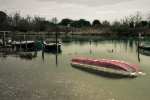 Old, broken Italian boats (Ravenna)
