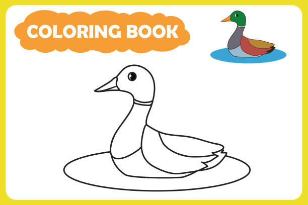 coloring book for children. - ant comedian stock illustrations