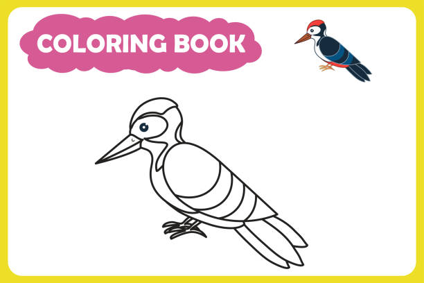 coloring book for children. - ant comedian stock illustrations