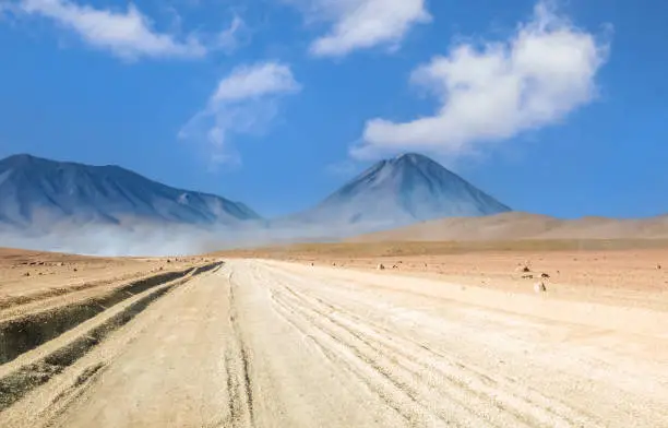 Photo of Crossing the Salvador DalÃ­ Desert (Desierto Salvador DalÃ­), an extremely barren valley in the Eduardo Avaroa Andean Fauna National Reserve, Bolivia