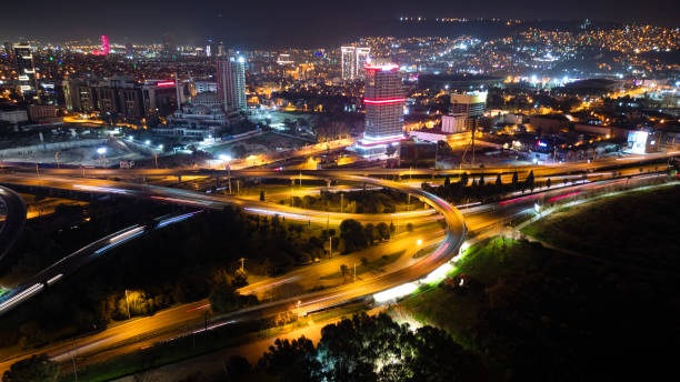 istock Aerial Izmir Night Stock Photo 2000216651