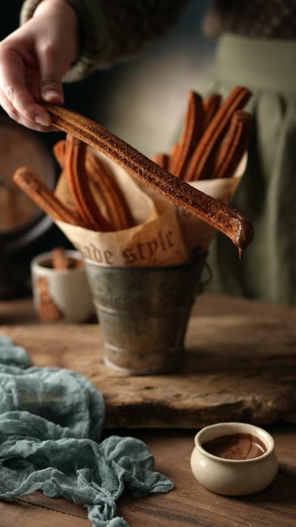 Churros in Chocolate