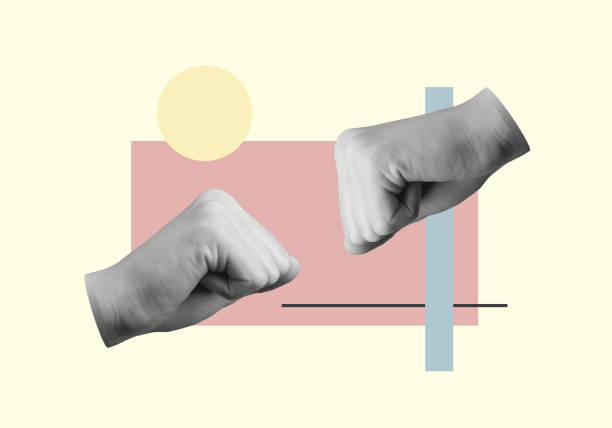 istock Greeting with hands, fist bump gesture. Girls power, team, partners, support concept 2000358853