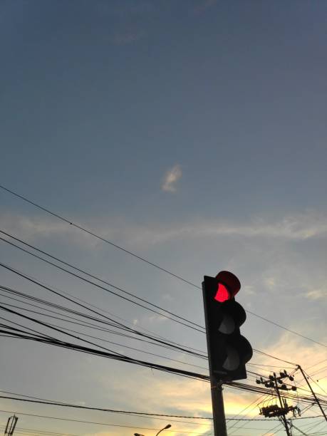 istock Traffic lights and electric grid poles 2000392368