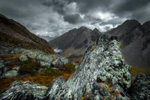 View of mountain alpine landscape from Austria