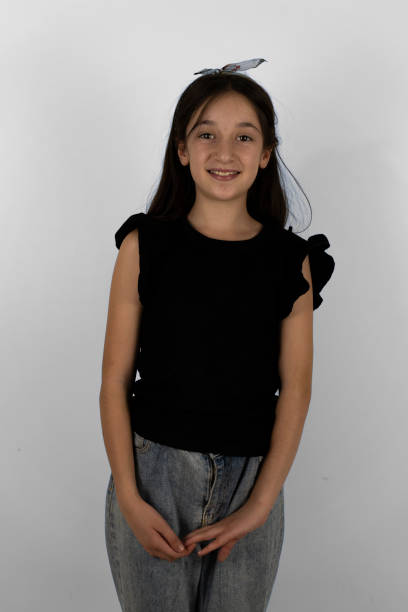 istock Portrait of a girl on a white background. 2000454488