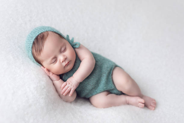 istock Newborn baby girl sleeping 2000466205