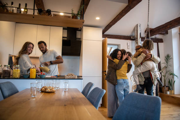 istock Morning multi-generation family breakfast at home 2000472179