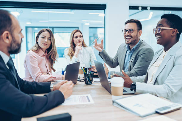 istock Discussion during a business meeting 2000555649