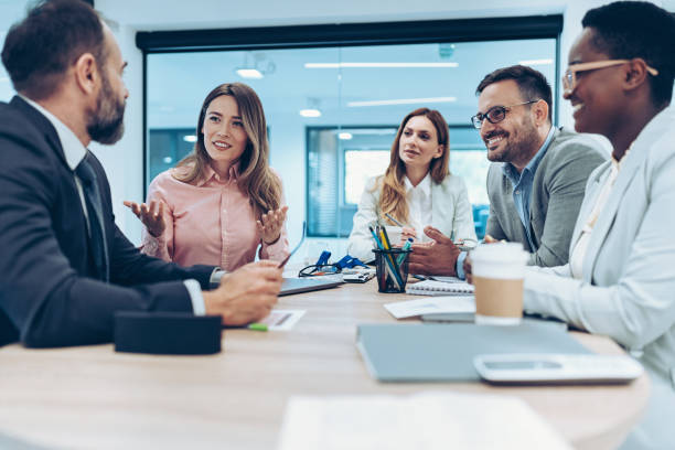 istock Group of entrepreneurs having a discussion in the office 2000555650