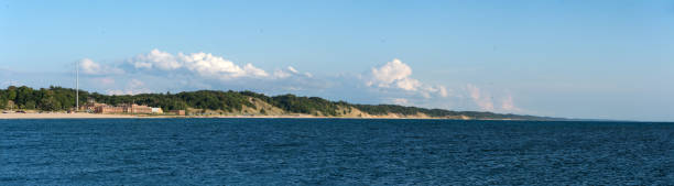 istock Lake Michigan Shoreline at Muskegon Panorama 2000574458