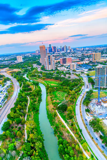 istock Houston Cityscape Aerial 2000601275
