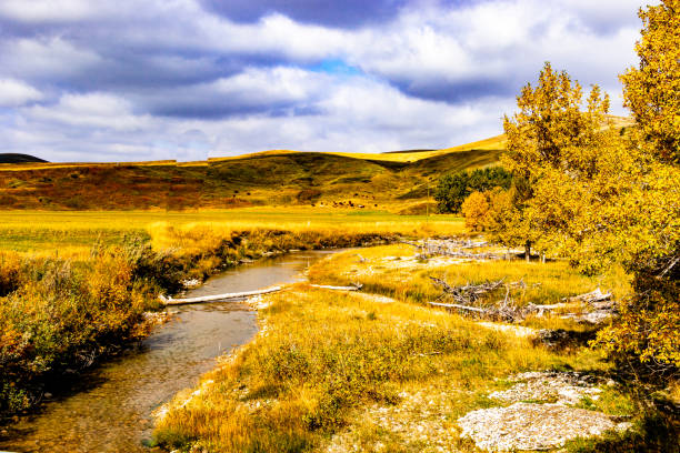istock Fall drive through Cardston County in the deep south of Alberta, Canada 2000667993