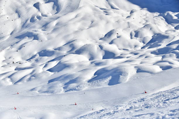 istock Courchevel ski resort slopes by winter 2000819845