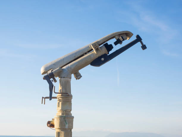 istock Impact irrigation Sprinkler used to irrigate crops, fileds, lawn 2000897759