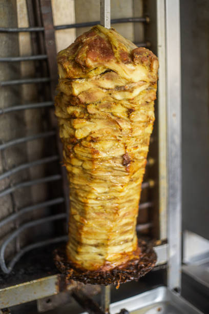 Gyros meat stock photo