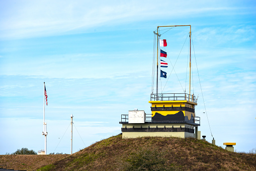 Navy Aircraft Carrier Communications Radar Tower Ship