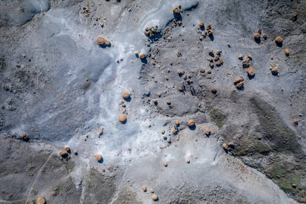 Aerial view of Red Rock Coulee, AB
