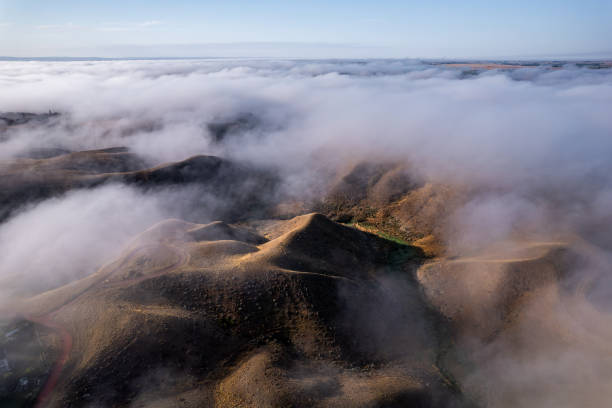 istock Aerial view of coulees from Redcliff, AB 2001478726