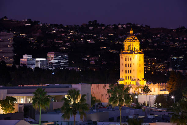 istock Beverly Hills City Hall at Night 2001550542
