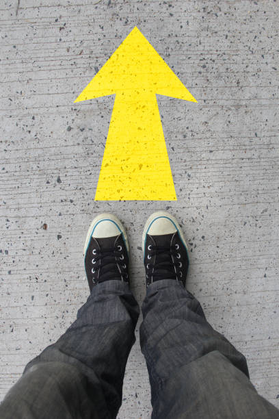 istock Sneakers on concrete floor concept 2001689537