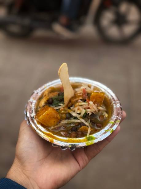 istock Kachori served in paper bowl 2001726583