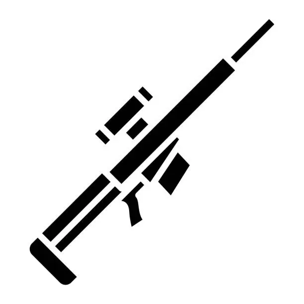 Vector illustration of Sniper Rifle Icon