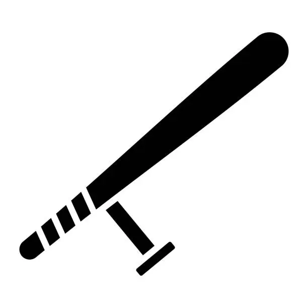 Vector illustration of Baton Icon