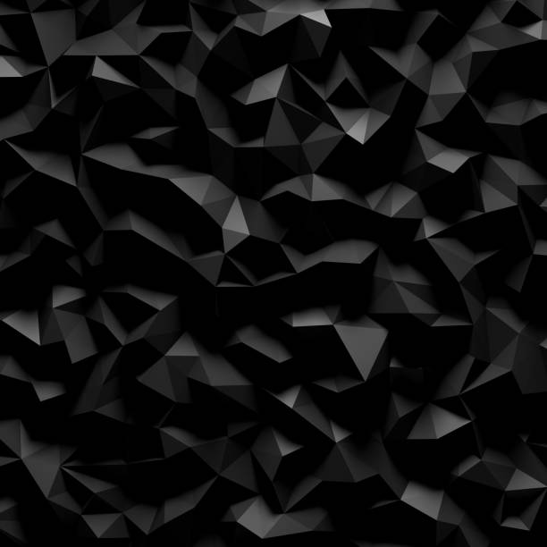 Abstract triangle Low Polygon background wallpaper texture 3d render 스톡 사진
