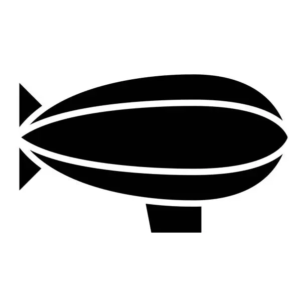 Vector illustration of Zeppelin Icon