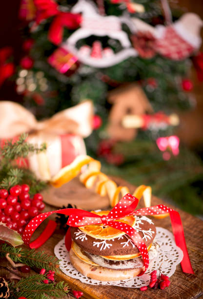 istock Dough ingredients and decorations on vintage planked wood table from above. Rural kitchen layout with free text space. 2001900695