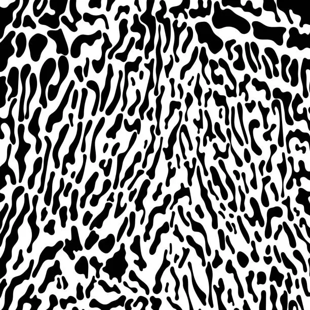 Vector illustration of Leopard print pattern animal seamless.