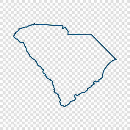vector of the  South Carolina map