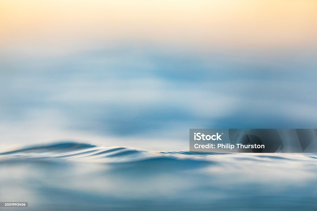 Surface texture of silky smooth soft ocean surface - Royalty-free Water Stockfoto Surface texture of silky smooth soft ocean surface - Royalty-free Water Stockfoto